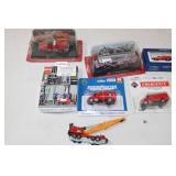 Group of Fire Department Equipment Ladder Truck, EMT +