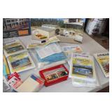 Large Collection of unassembled Building Kits HO Tyco, Pikestaff, Conerstone Life LIke and more!