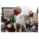 Massive Christmas Lot - Candles, Knick Knacks Towels trays Bears and More