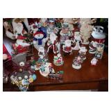Massive Christmas Lot - Candles, Knick Knacks Towels trays Bears and More