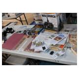 Red Church Building, Road Bed Stone Path Picture window and more