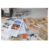 Red Church Building, Road Bed Stone Path Picture window and more