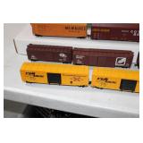 14 pc Rolling Stock Box Cars Rail Box Cotton Belt Milwaukee Rd Union Pacific Chicago Northwestern