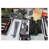 Large Bin of HO Track and Accessories, Switches! Electric More