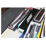 Large Bin of HO Track and Accessories, Switches! Electric More