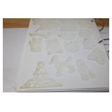 Book of Rubber Silicone Stamps Crafting Motorcycles Flowers Jars sharks, Blender Light Bulbs and more!