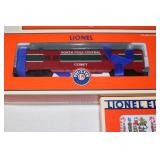 Lionel 3 Christmas Cars, and Christmas Semi Truck