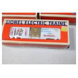 Lionel 3 Christmas Cars, and Christmas Semi Truck