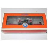 Lionel Holiday Handcar Transport with Mr & Mrs. Claus Powered Hand Cart