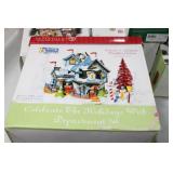 Bin of Dept 56 Teddy Bear Training Center, Frostys Christmas Weather Station, Santa