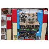 Lemax Christmas Village Music Store Hidden Pines Cabin Porcelain Lighted House  Tinkertown Toy Factory and more