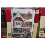 Lemax Christmas Village Music Store Hidden Pines Cabin Porcelain Lighted House  Tinkertown Toy Factory and more