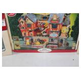 Lemax Christmas Village Music Store Hidden Pines Cabin Porcelain Lighted House  Tinkertown Toy Factory and more
