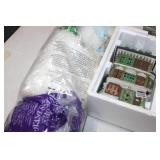 Christmas Large bin of Dept 56 Scrooge & Marley Cratchet & Tiny Tim, Ebeneezer Scrooge +