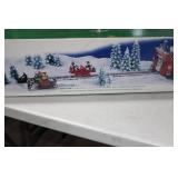 Christmas Dept 56 Lemax KJOY Radio, Loading the Sleigh, Photo With Santa, Animated Tree Lot, Ice Skating Plaza +