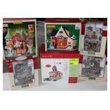 6 Piece Lemax Dept 56 Cup O Joe Puppet Maker General Store Train Factory