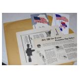 Flag Flown over United States Capitol with Document to Hubert Humphrey