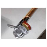 Collection of Golf Clubs - Irons and wood