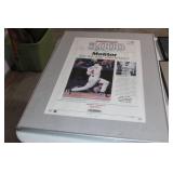 Huge Lot of Minnesota Sports Framed Items World Series Plaques Molitor 3000 Hit ticket More