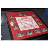 Huge Lot of Minnesota Sports Framed Items World Series Plaques Molitor 3000 Hit ticket More