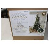 Christmas Tree in Box Balsam Fir Lit Tree 7