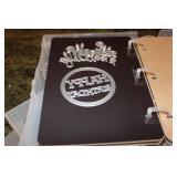 3 Books of Metal Die Cut Patterns Birthday Themed
