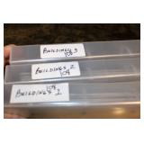 3 Books of of Metal die cut patterns with Building themes