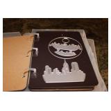 3 Books of of Metal die cut patterns with Building themes