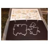 4 Books of Metal Die Cut Patterns  With Lots of People!