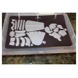 4 Books of Metal Die Cut Patterns  With Lots of People!