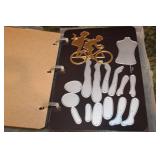 4 Books of Metal Die Cut Patterns  With Lots of People!