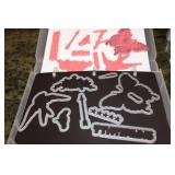 3 Books of Metal Die Cut Patterns  with Outdoor Themes