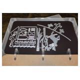 5 Books Metal Die Cut Patterns  with Christmas Themes