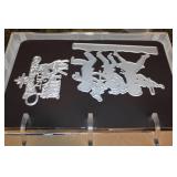 5 Books Metal Die Cut Patterns  with Christmas Themes