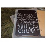 5 Books Metal Die Cut Patterns  with Christmas Themes