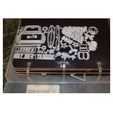 5 Books Metal Die Cut Patterns  with Christmas Themes