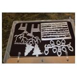 5 Books Metal Die Cut Patterns  with Christmas Themes