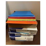 Assorted Color Two-Pocket Folders