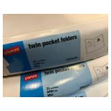 Blue Two Pocket Folders