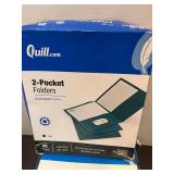 Royal Blue and Teal Two Pocket Folders