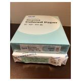 Blue and Green Copy Paper