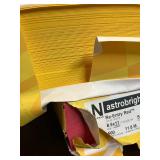 Astrobrights Yellow and Red Paper