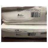 Blue and Green Two-Pocket Folders