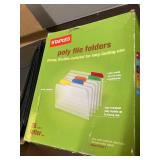 Poly Envelopes and File Folders