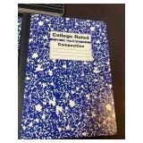 Wide and College Ruled Composition Books