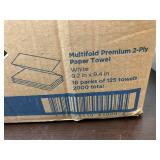 White Multifold Towels