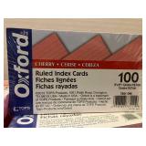 Oxford Cherry Index Cards