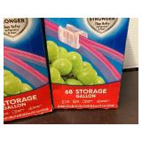 Ziploc Slider Gallon Bags