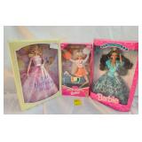THREE SPECIAL BARBIES