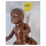 TWO VINTAGE BLACK BABY DOLLS